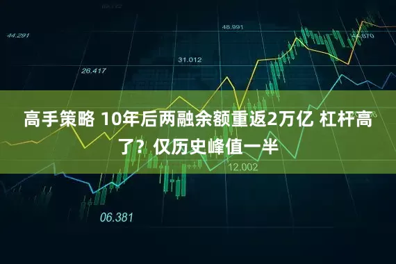 高手策略 10年后两融余额重返2万亿 杠杆高了？仅历史峰值一半